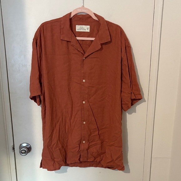Abercrombie & Fitch Other - Abercrombie & Fitch Terracotta Linen Shirt